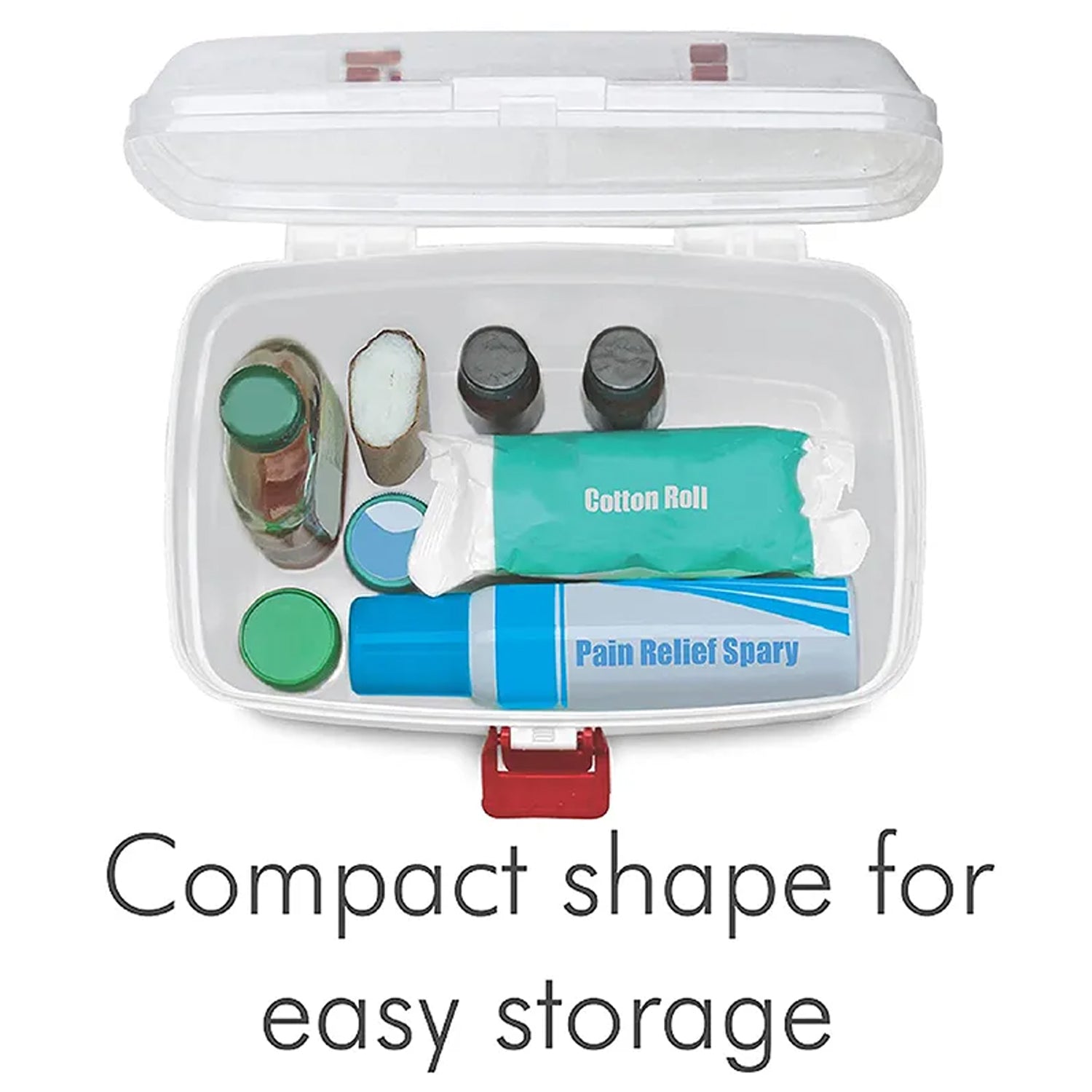 6412 Medical Box, 1 Piece,Indoor Outdoor Medical Utility,Medicine Storage Box,,Detachable Tray Medical Box Multi Purpose Regular Medicine, First Aid Box with Handle, DeoDap 6412 Medical Box, 1 Piece,Indoor Outdoor Medical Utility,Medicine Storage Box,,Detachable Tray Medical Box Multi Purpose Regular Medicine, First Aid Box with Handle, DeoDap